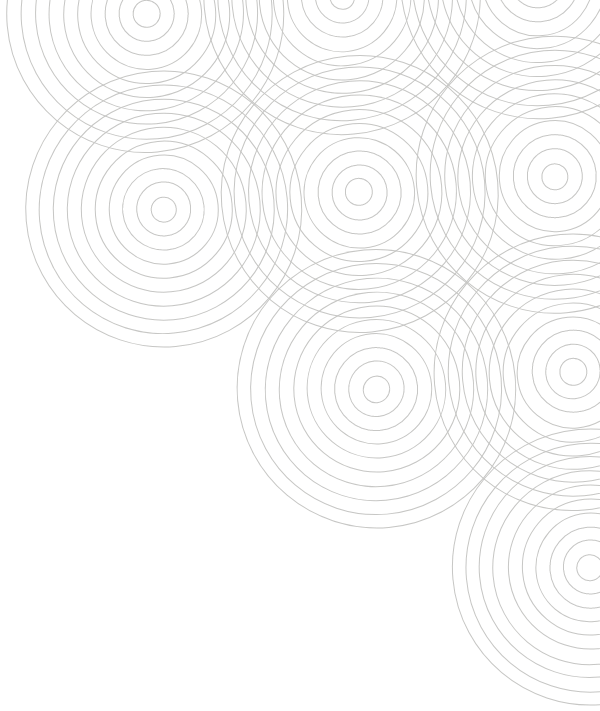Grey concentric circles on light background